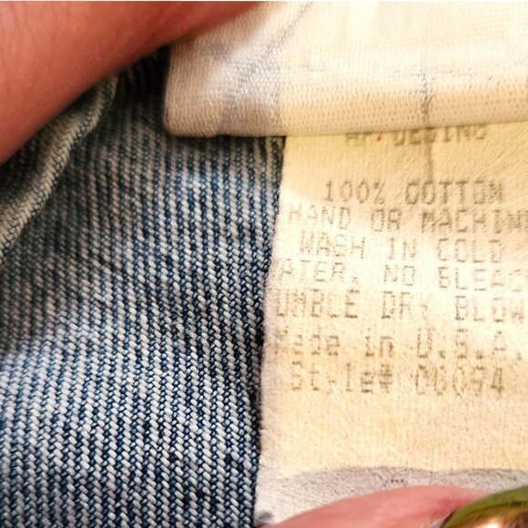 Vintage 1990s Windowpane Cut-Out High Waist Jeans With Side Tabs Size 26 x 30 - Picture 8 of 8